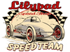 Lilypad Speed Shop belly tank dry-lakes racer logo ontwerp