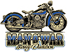 Man O' War Harley Davidson T-shirt artwork