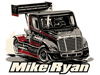 Mike Ryan Motorsports semi drift truck T-shirt design