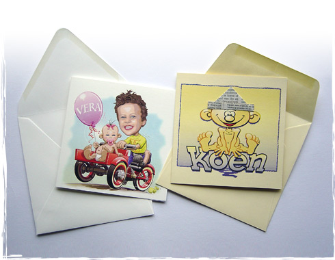 Newborn Baby Card illustrations