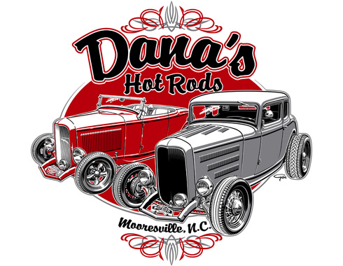 Dana's Hot Rods logo