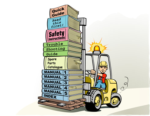 Forklift illustration