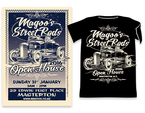Magoo's Street Rods Open Huis 2016
