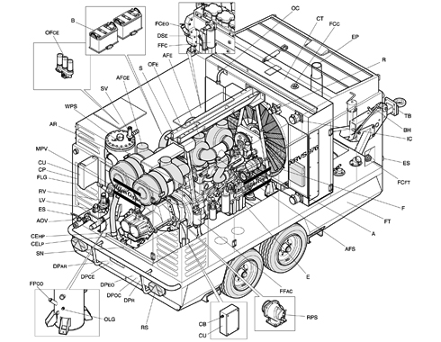 Main Parts technical illustration