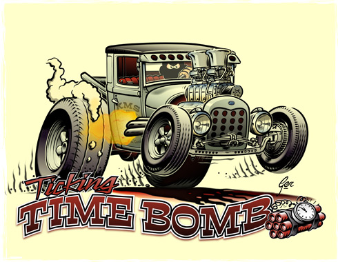 Ticking Time Bomb 1928 Ford model A pickup